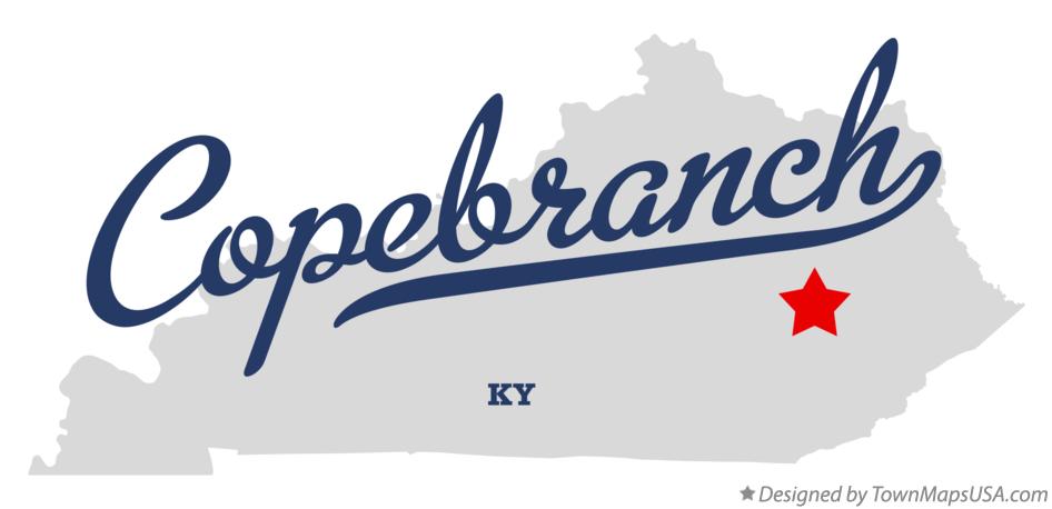 Map of Copebranch Kentucky KY