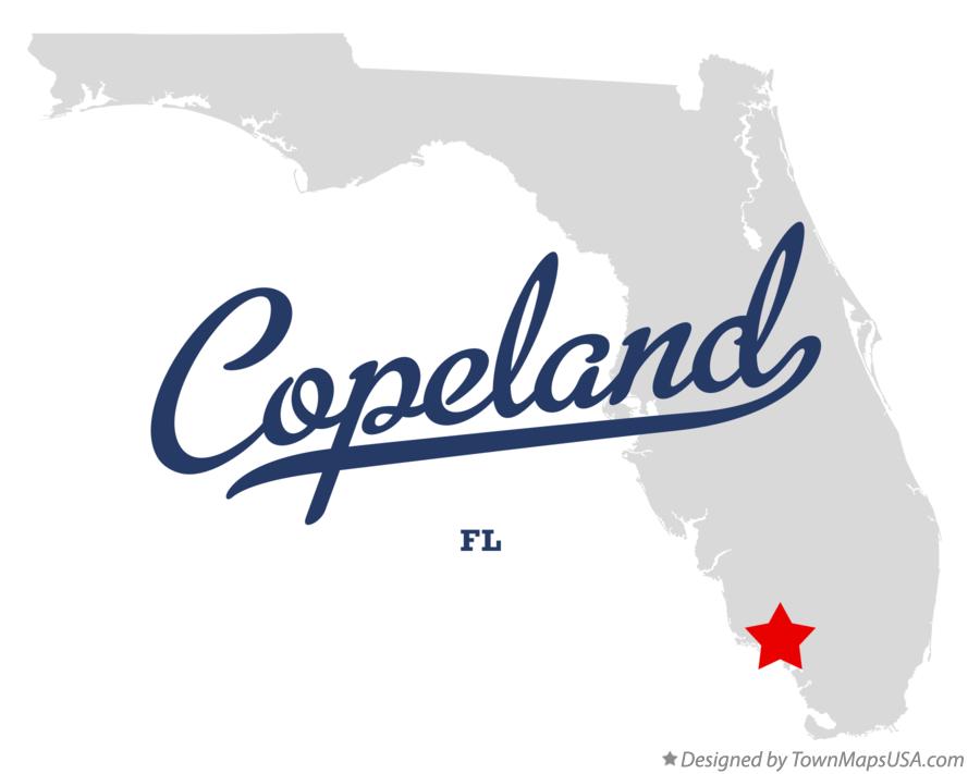 Map of Copeland Florida FL