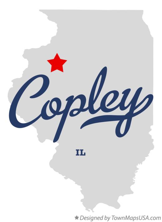 Map of Copley Illinois IL