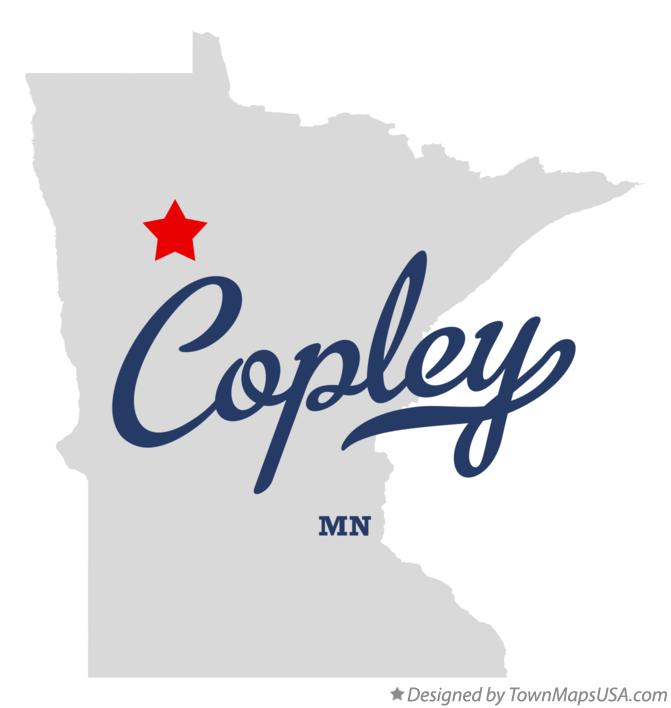 Map of Copley Minnesota MN
