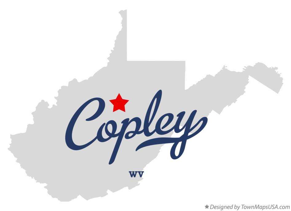 Map of Copley West Virginia WV