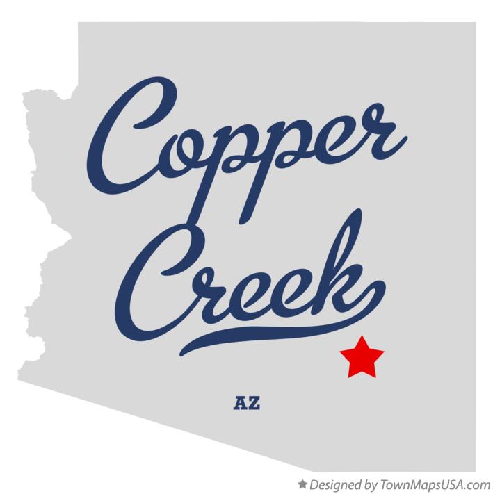 Map of Copper Creek Arizona AZ