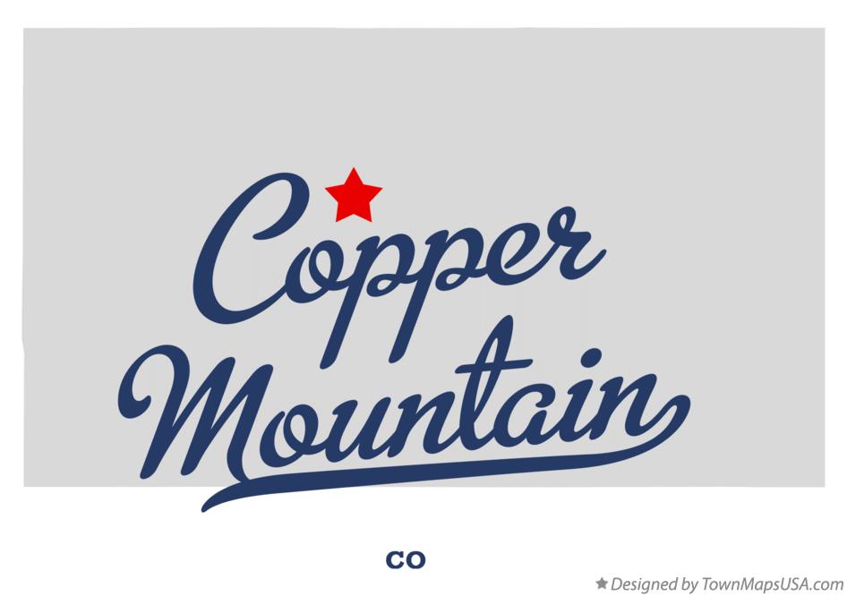 Map of Copper Mountain Colorado CO