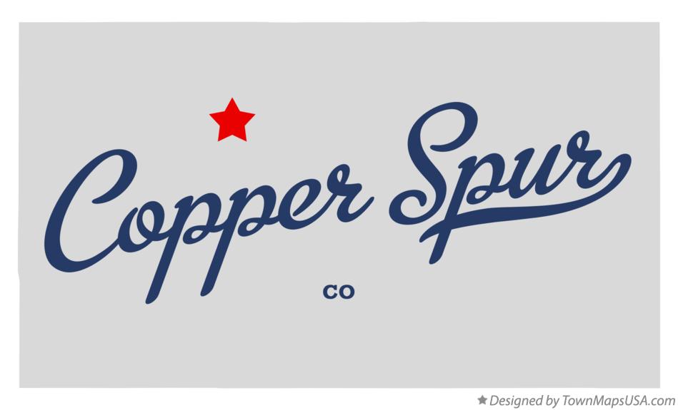 Map of Copper Spur Colorado CO