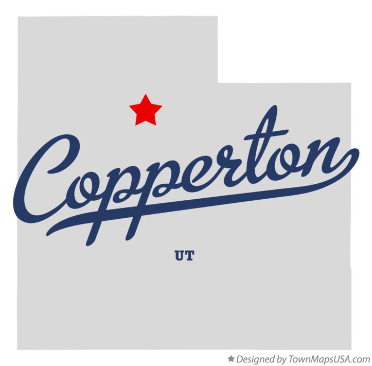 Map of Copperton Utah UT