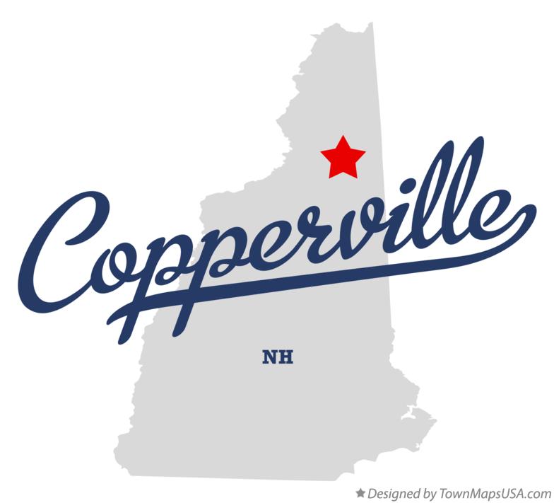 Map of Copperville New Hampshire NH