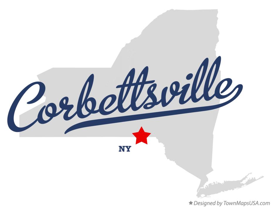 Map of Corbettsville New York NY