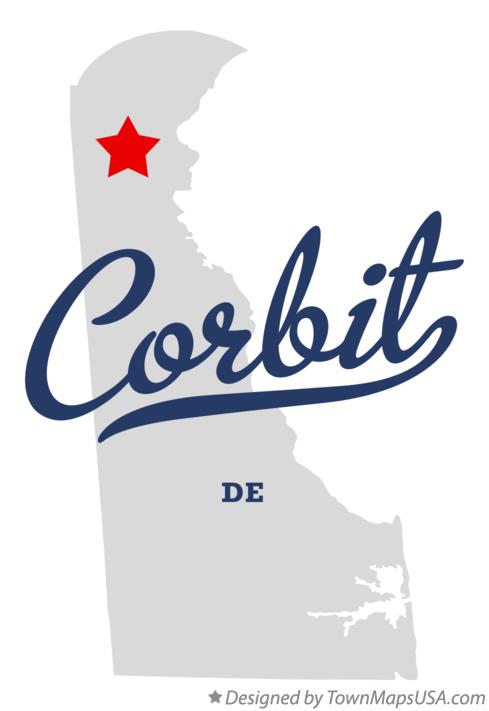 Map of Corbit Delaware DE