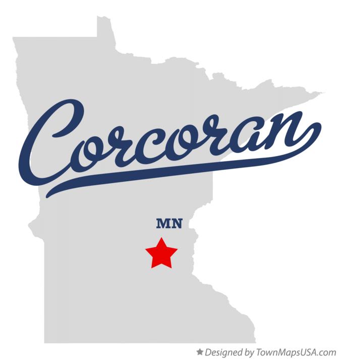 Map of Corcoran Minnesota MN