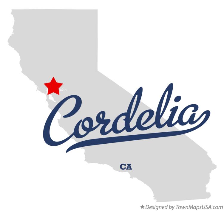 Map of Cordelia California CA