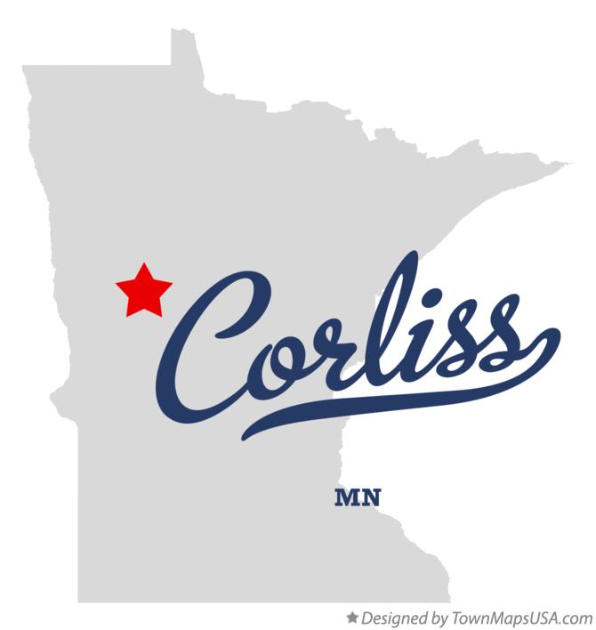 Map of Corliss Minnesota MN