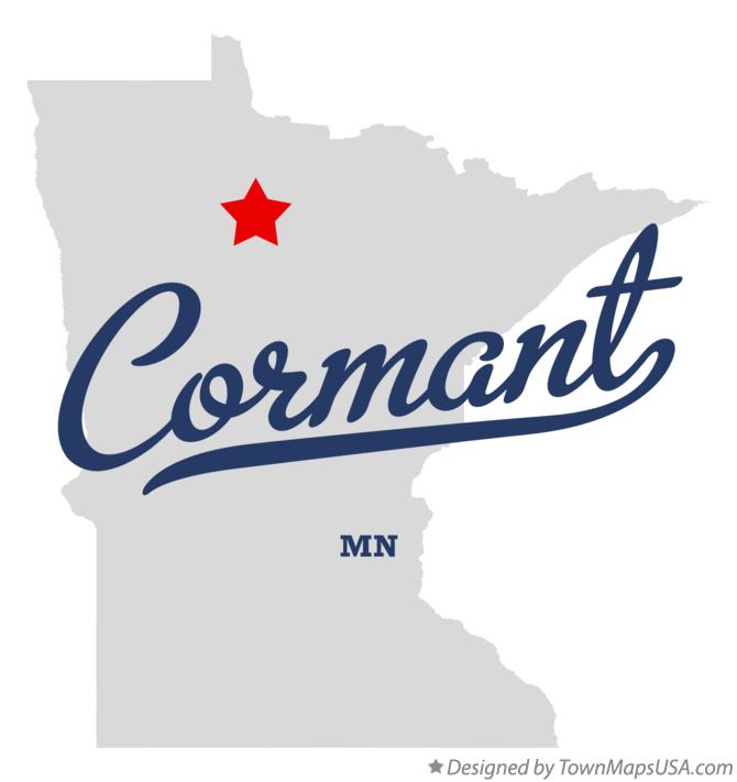 Map of Cormant Minnesota MN