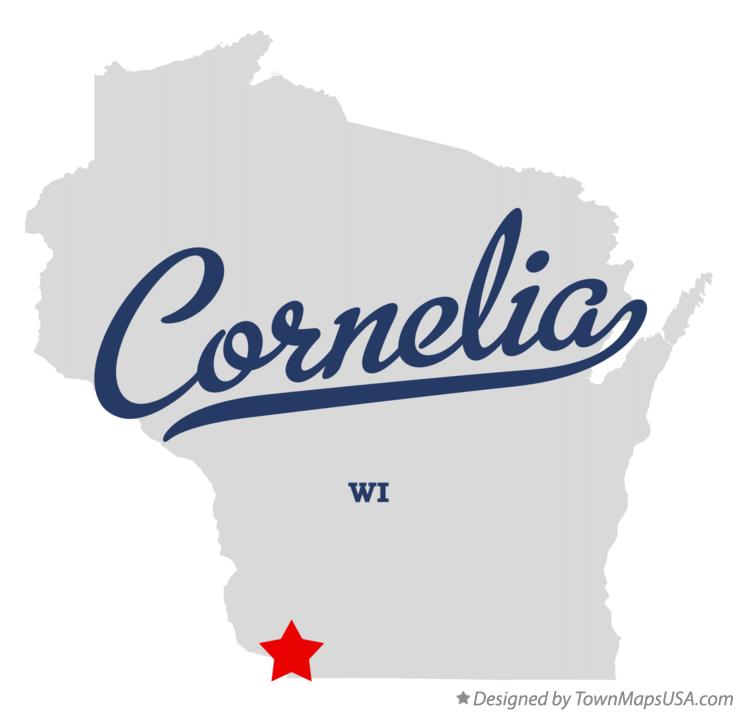 Map of Cornelia Wisconsin WI