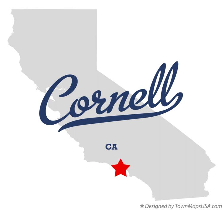Map of Cornell California CA