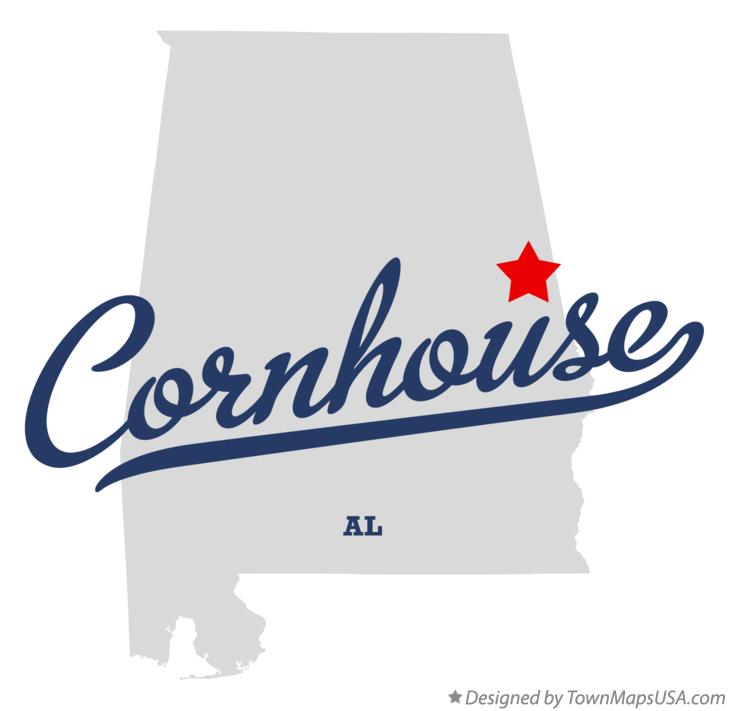 Map of Cornhouse Alabama AL