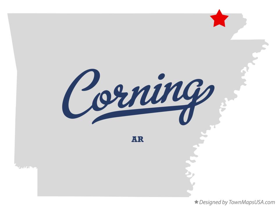 Map of Corning Arkansas AR