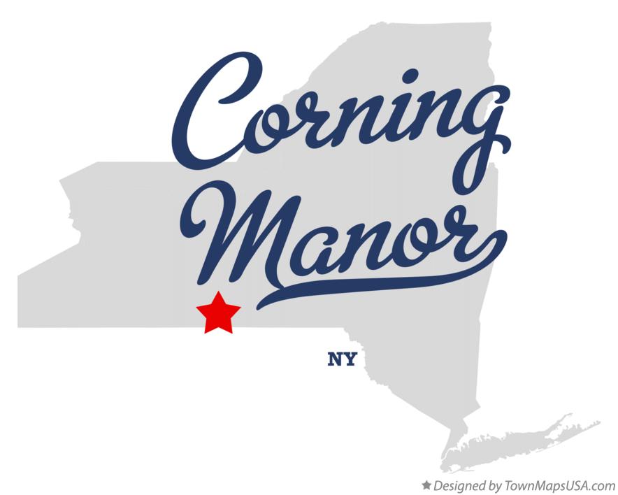 Map of Corning Manor New York NY