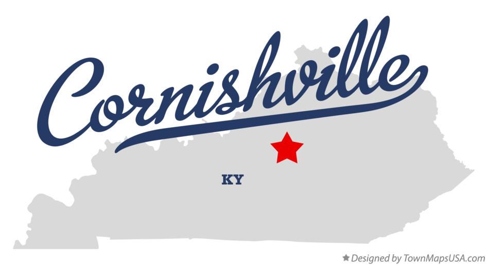 Map of Cornishville Kentucky KY