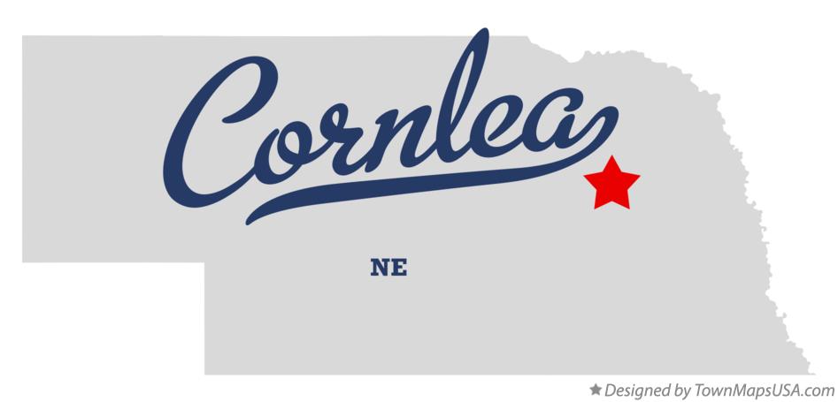 Map of Cornlea Nebraska NE