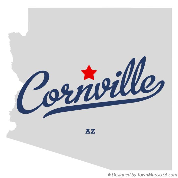 Map of Cornville Arizona AZ