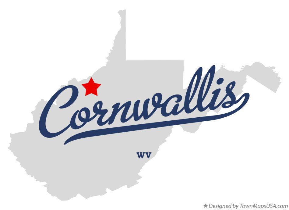 Map of Cornwallis West Virginia WV