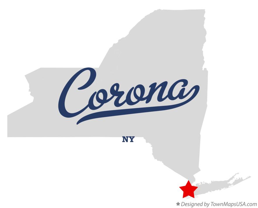 Map of Corona New York NY