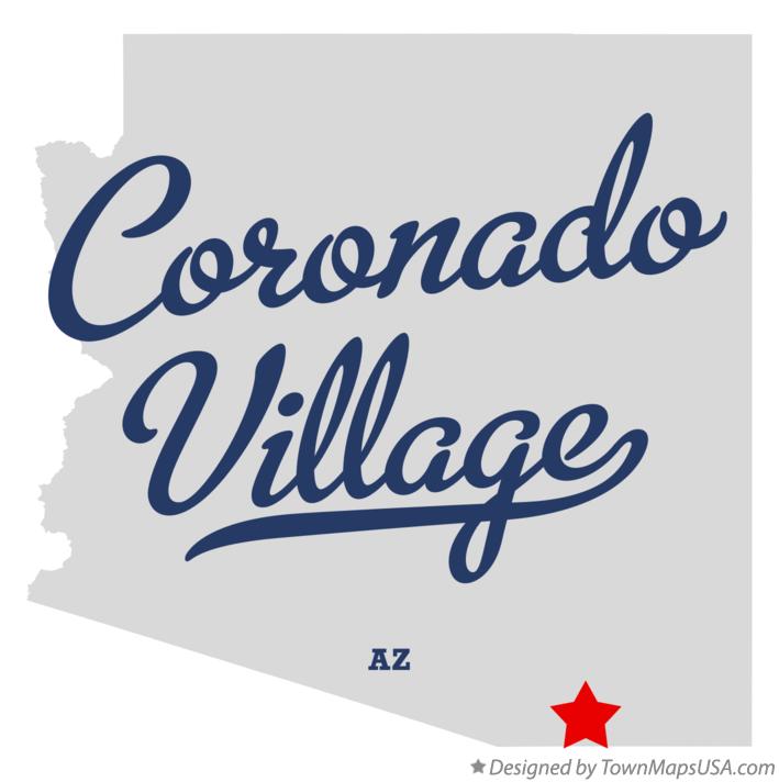 Map of Coronado Village Arizona AZ