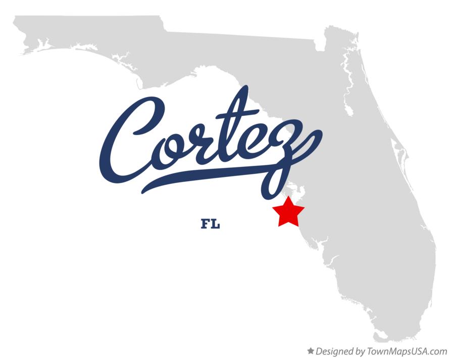 Map of Cortez Florida FL