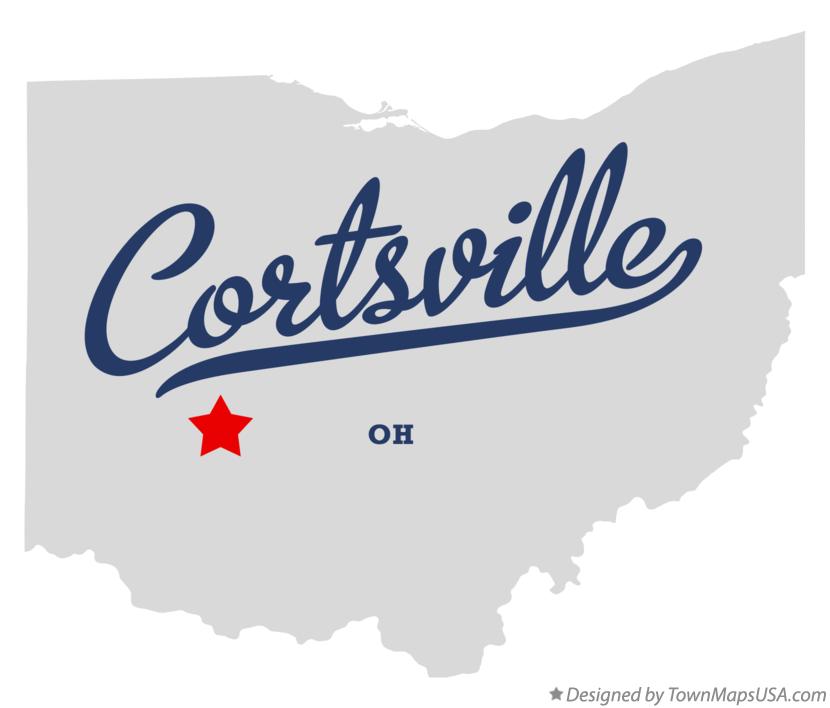Map of Cortsville Ohio OH