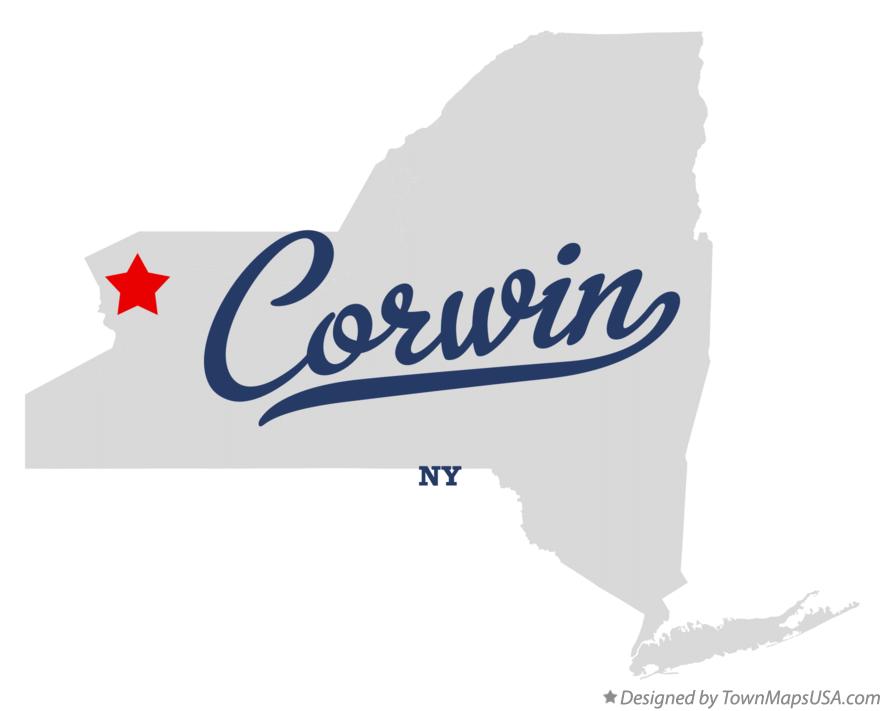 Map of Corwin New York NY