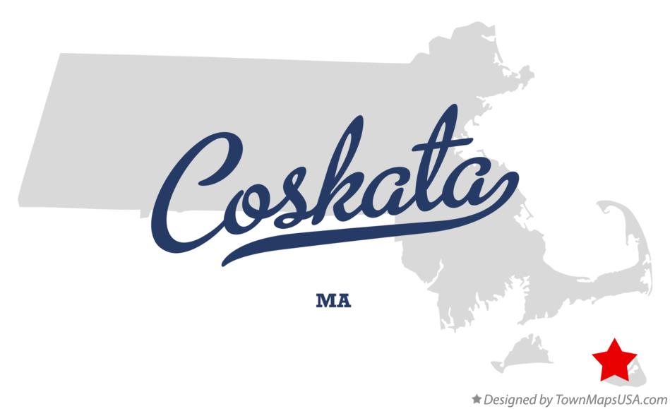 Map of Coskata Massachusetts MA