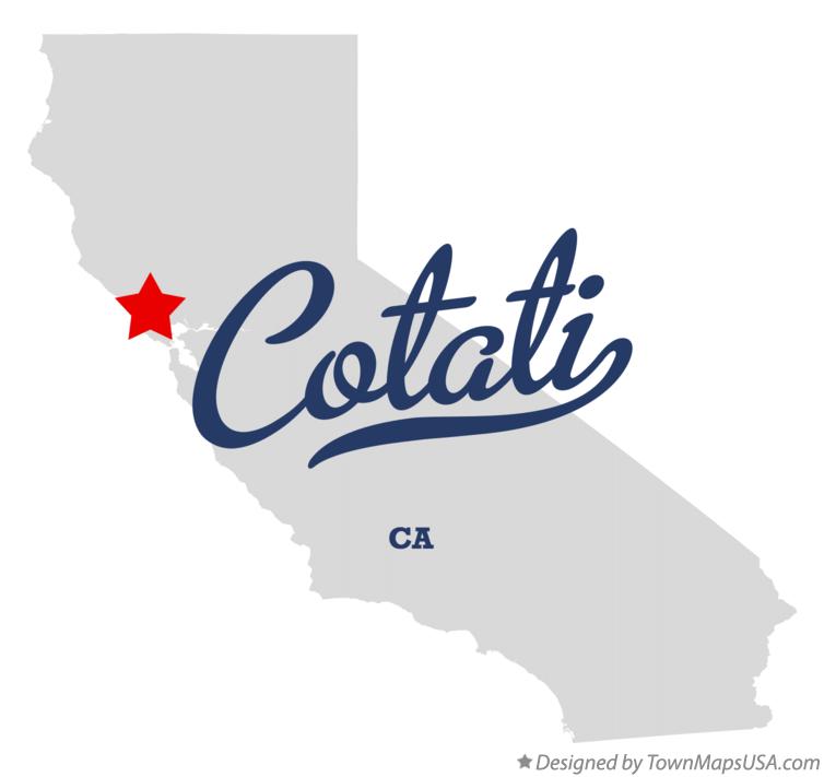 Map of Cotati California CA