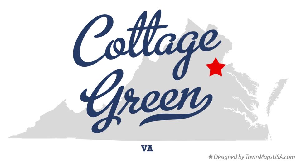 Map of Cottage Green Virginia VA