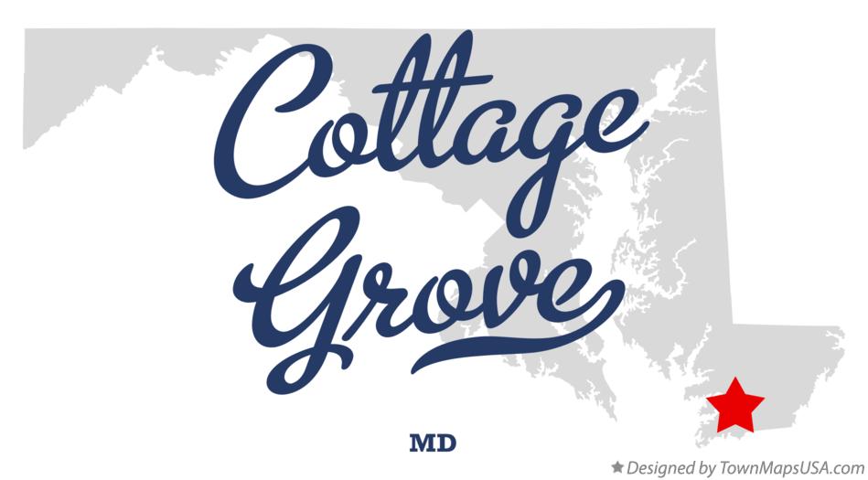 Map of Cottage Grove Maryland MD