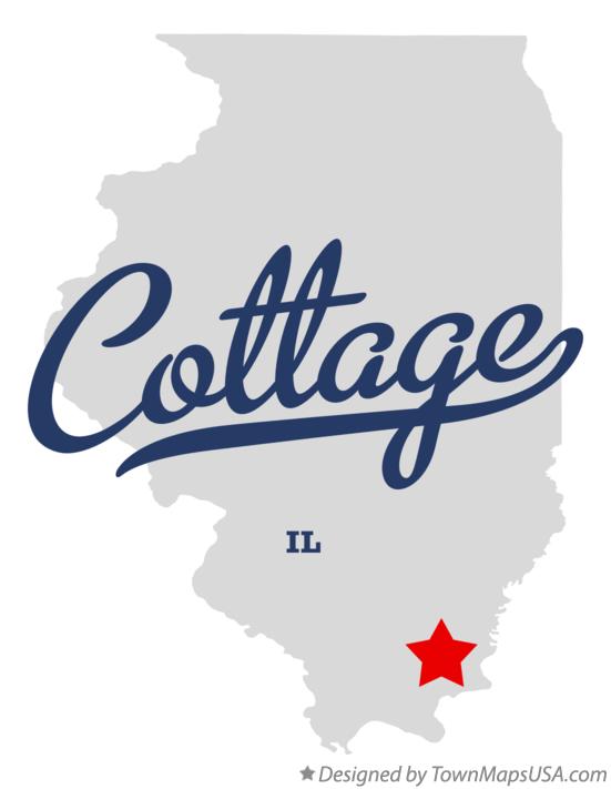 Map of Cottage Illinois IL