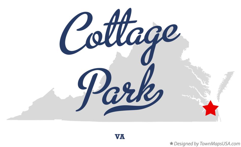 Map of Cottage Park Virginia VA