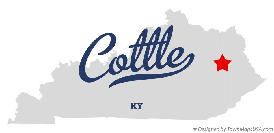 Map of Cottle Kentucky KY