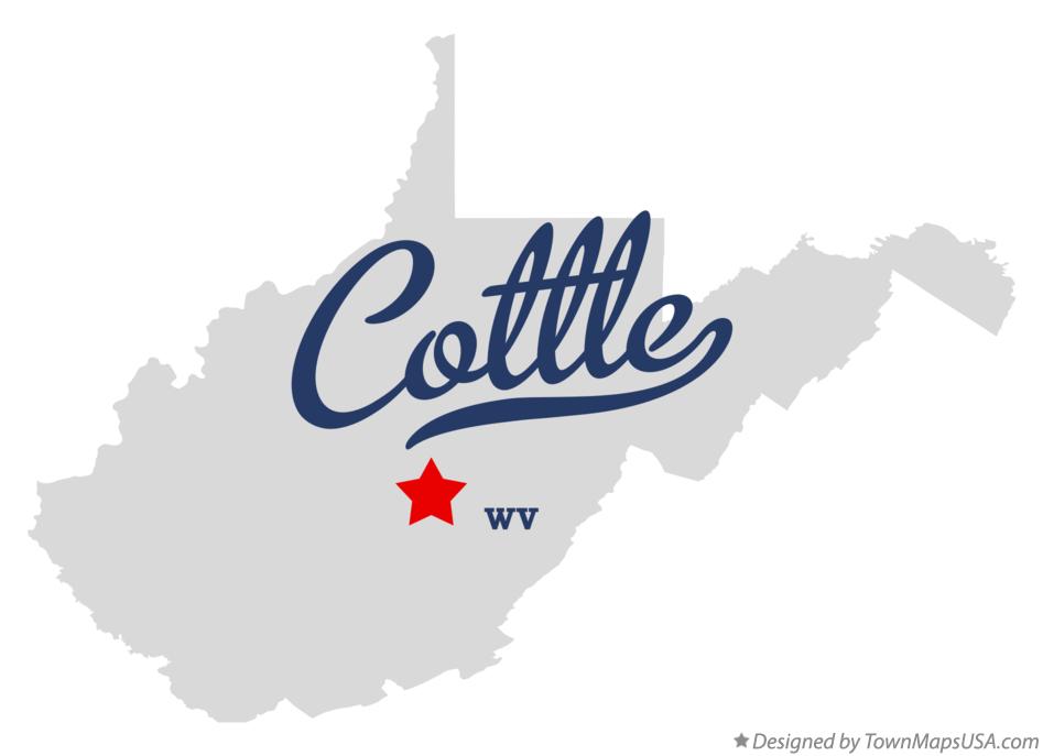 Map of Cottle West Virginia WV