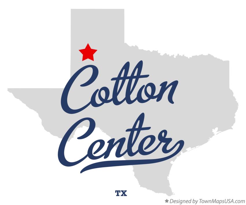 Map of Cotton Center Texas TX