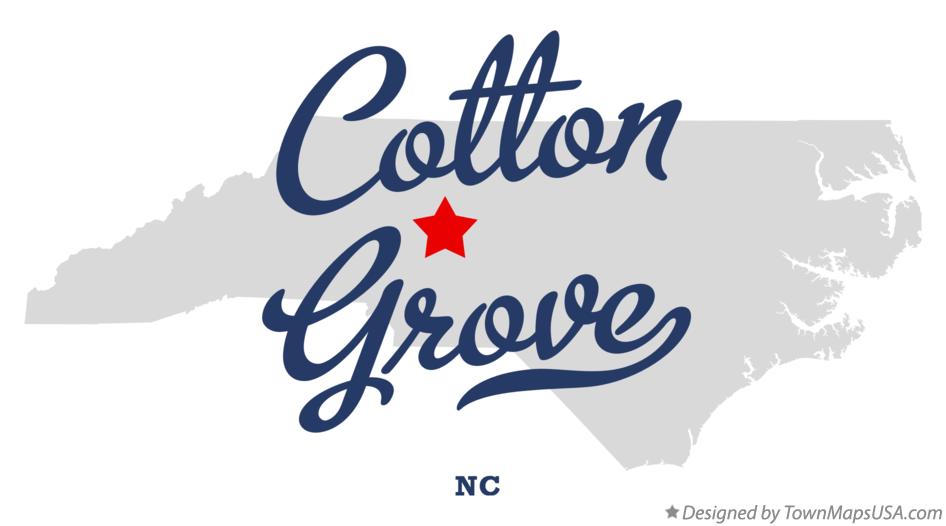 Map of Cotton Grove North Carolina NC