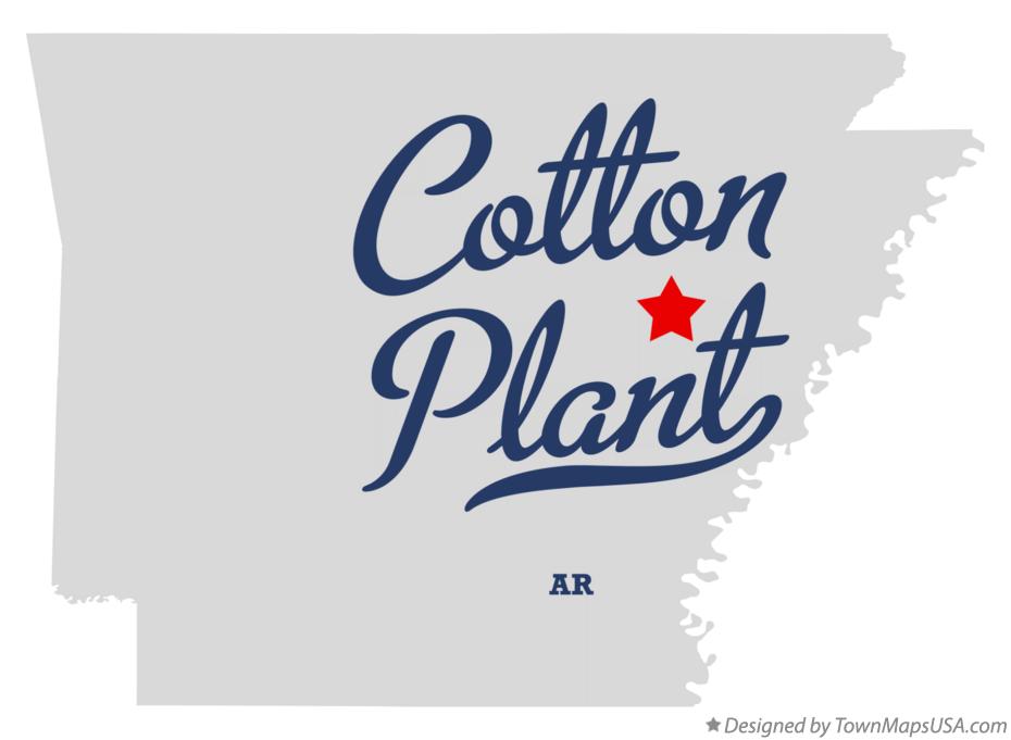 Map of Cotton Plant Arkansas AR