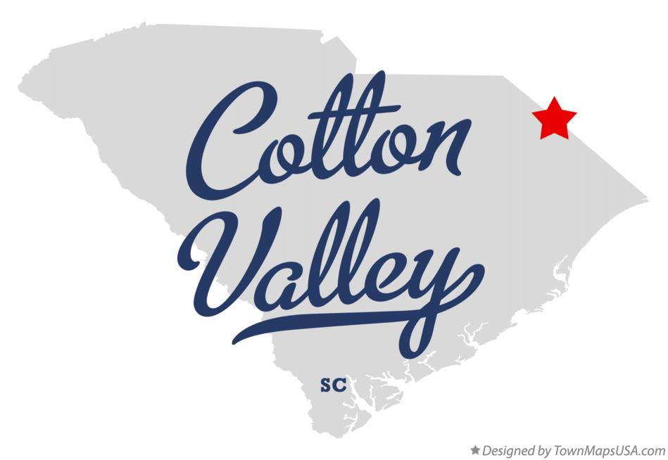Map of Cotton Valley South Carolina SC