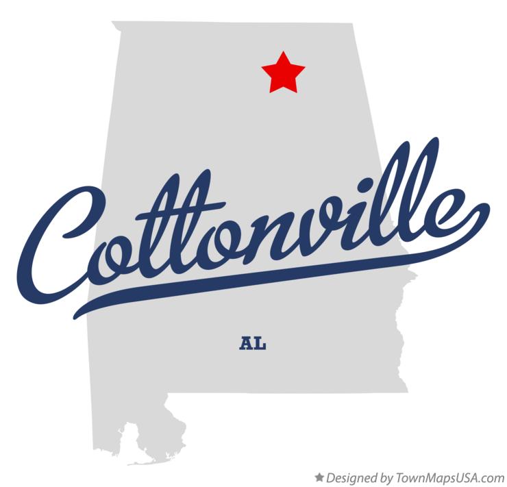 Map of Cottonville Alabama AL