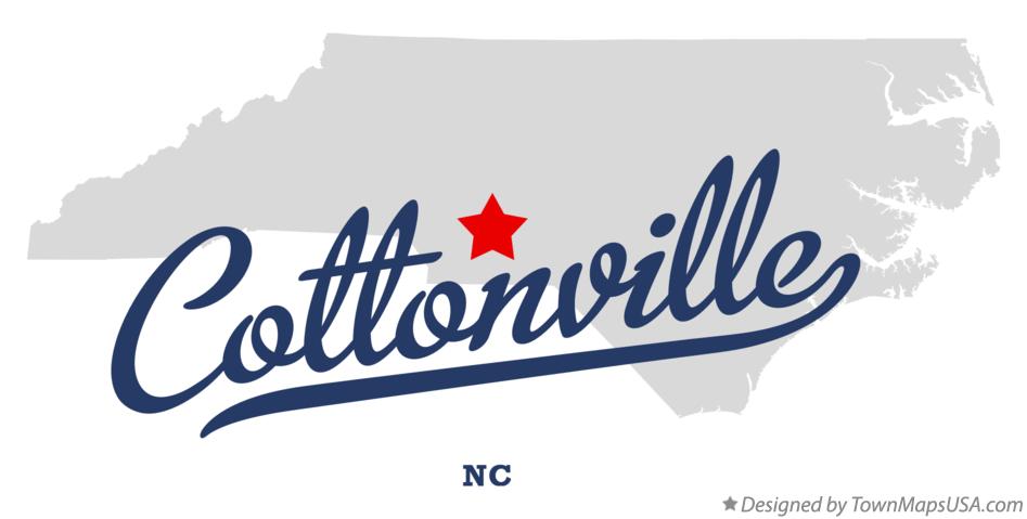 Map of Cottonville North Carolina NC
