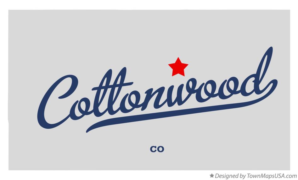 Map of Cottonwood Colorado CO