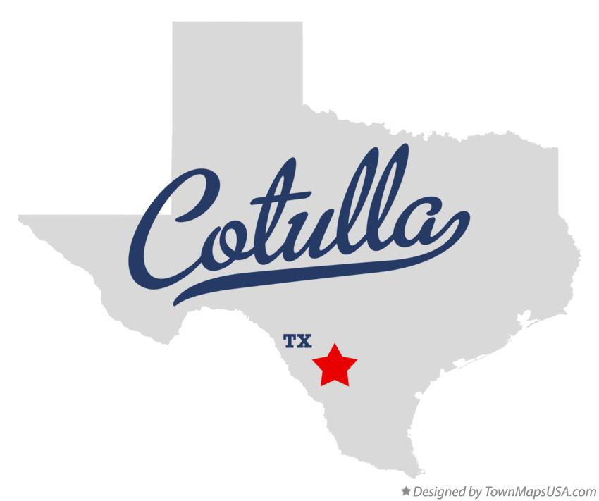 Map of Cotulla Texas TX