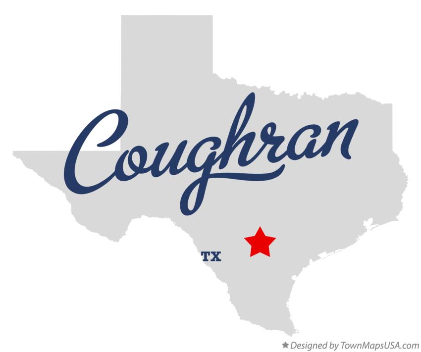Map of Coughran Texas TX