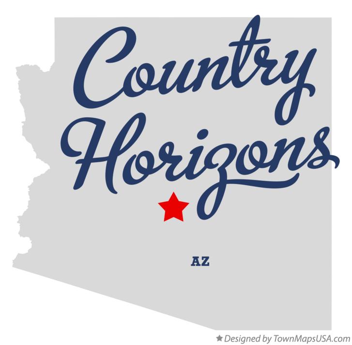 Map of Country Horizons Arizona AZ