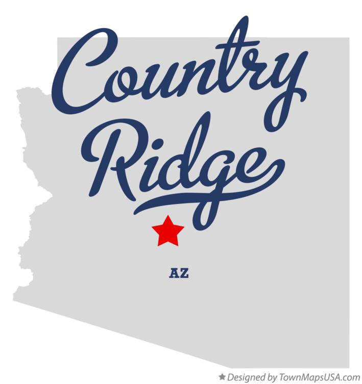 Map of Country Ridge Arizona AZ