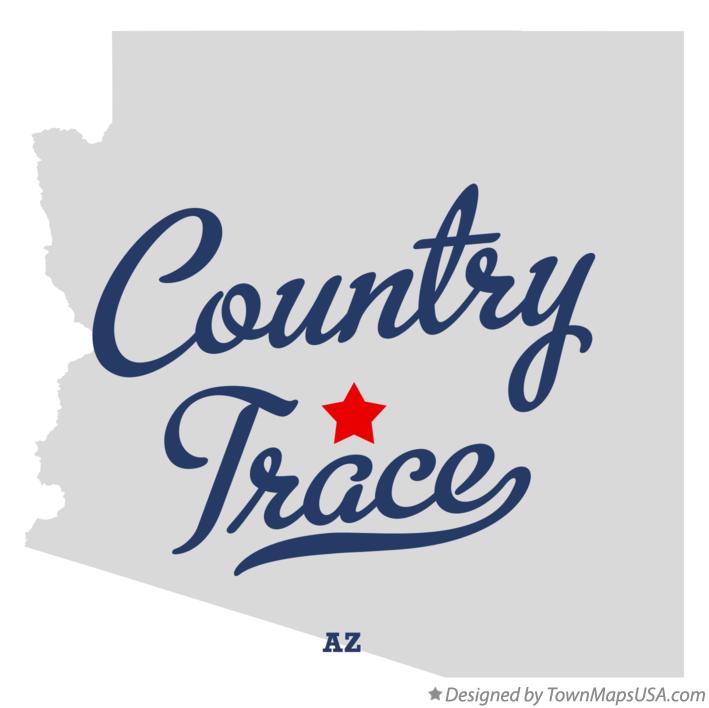 Map of Country Trace Arizona AZ
